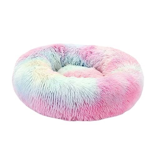 JOINPAYA 1stück Rundes Katzen Und Hundebett Warmem Plüsch Flauschige Kuscheldecke Für Haustiere Bunten Farben Für Herbst Und Winter Leicht Und Tragbar von JOINPAYA