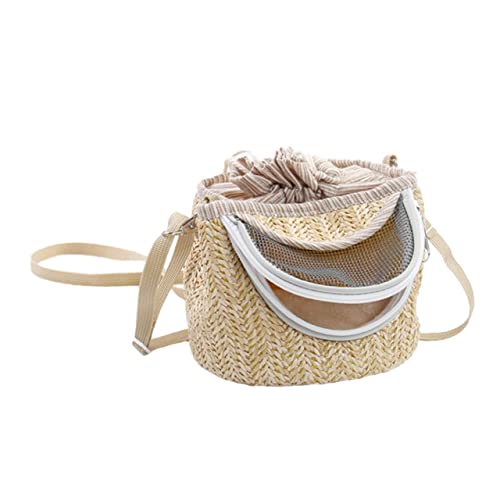 JOINPAYA 1Stück Haustiertrage für Kleine Atmungsaktive Tiertasche Schräger Tragerucksack für Hamster Meerschweinchen und Andere Kleintiere Tragbar und Langlebig von JOINPAYA