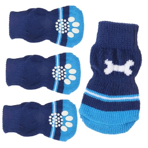 JOINPAYA 2 Paare rutschfeste Hundesocken Elastische Pfotenschutzsocken für Kleine bis Große Hunde Weiche Warme Haustier Socken mit Rutschfester Sohle für Drinnen und Glatte Böden JOINPAYA 2 Paare rutschfeste Hundesocken Elastische Pfotenschutzsocken für Kleine bis Große Hunde Weiche Warme Haustier Socken mit Rutschfester Sohle für Drinnen und Glatte Böden von JOINPAYA