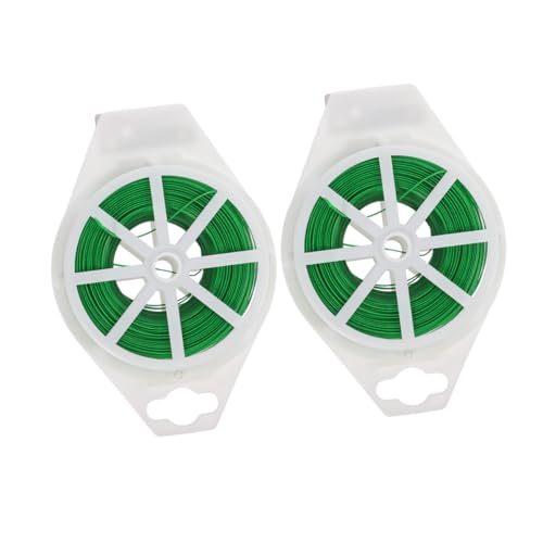 JOINPAYA 2 Rollen Bindedraht Aus Gartendraht Binden Gartenschnur Anlage Pflanzen Wiederverwendbar Für Bindung Flexibel Fest Fix Eingetopft Garten Krawatte Gartengurte Green von JOINPAYA