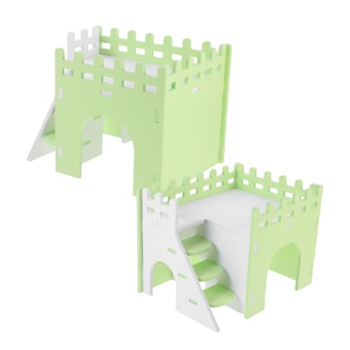JOINPAYA 2 Sätze PVC Hamsterversteck Bunt Robustes Kleintierhaus mit Rampe Sicher und Glatt als Schlaf Spielplatz für Hamster Meerschweinchen Chinchillas und Kleine Nagetiere JOINPAYA 2 Sätze PVC Hamsterversteck Bunt Robustes Kleintierhaus mit Rampe Sicher und Glatt als Schlaf Spielplatz für Hamster Meerschweinchen Chinchillas und Kleine Nagetiere von JOINPAYA