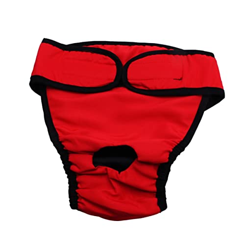 JOINPAYA 2 Stück Elastische Hundehöschen für Weibliche Hunde S Rotes Schwarzes Design Waschbare Hygieneunterwäsche für Welpen und Läufigkeit Inkontinenzschutz JOINPAYA 2 Stück Elastische Hundehöschen für Weibliche Hunde S Rotes Schwarzes Design Waschbare Hygieneunterwäsche für Welpen und Läufigkeit Inkontinenzschutz von JOINPAYA