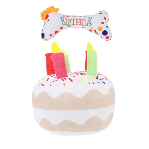 JOINPAYA 2 Stück Geburtstags Torte Beißspielzeug für Hunde Welpengeburtstagstorte kauen Party Welpenbiss- für Haustiere Welpenspielzeug Plüsch JOINPAYA 2 Stück Geburtstags Torte Beißspielzeug für Hunde Welpengeburtstagstorte kauen Party Welpenbiss- für Haustiere Welpenspielzeug Plüsch von JOINPAYA