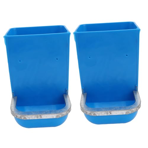 JOINPAYA 2 Stück Geflügel fressender Eimer Schüssel Kaninchen für füttern Hase tierfutterbehälter vogelfutterspender vogelfutterhäuschen Bird feeders Futterautomat Geflügelfutter Plastik von JOINPAYA