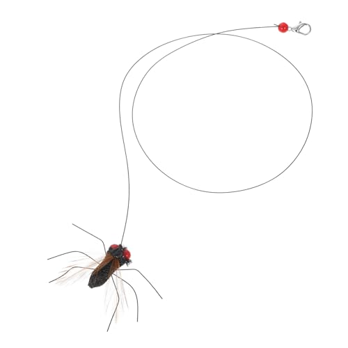 JOINPAYA 2 Stück Katzenspielzeug-nachfüllpackung: Interaktiver Katzen-Teaser-Stick, Ersatz Für Simulationsinsekten, Nachfüllpackungen Mit Langer Schnur, Kätzchen-Teaser-Kopf Für JOINPAYA 2 Stück Katzenspielzeug-nachfüllpackung: Interaktiver Katzen-Teaser-Stick, Ersatz Für Simulationsinsekten, Nachfüllpackungen Mit Langer Schnur, Kätzchen-Teaser-Kopf Für von JOINPAYA