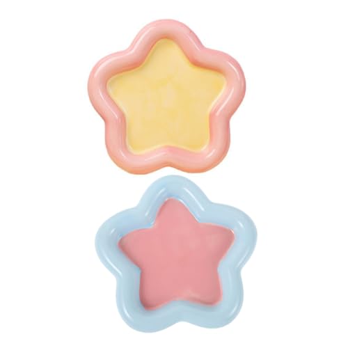 JOINPAYA 2 Stück Kleine Keramische Schalen für Katzen und Kleine Hunde Multifunktionale Futter und Wasserschalen aus Keramik für Trockenfutter Nassfutter und Wasser von JOINPAYA