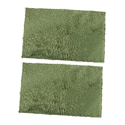 JOINPAYA 2 Stück Klettermatte für Haustiere Reptilien zubehör Terrarium substrat Bartagamen Substratmatte Liner Gecko schleichtiere schildkröte bettwäsche Reptilienfutter Baumwolle Green von JOINPAYA