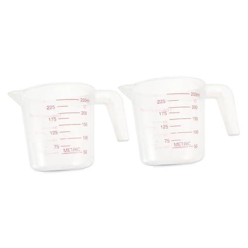 JOINPAYA 2 Stück Papageien Futterbecher Lebensmittelechter Messbecher für Babyvögel Futternapf Transparent für Flüssigfutter und Wasser Vogelbedarf für Jungvögel von JOINPAYA