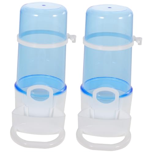 JOINPAYA 2 Stück Teiliges Automatisches Futter und Wasserspender für Kleintiere Selbstnachfüllend Geeignet für Hamster Kaninchen und Kleine Haustiere Praktische Kapazität Zufällige Farbe von JOINPAYA