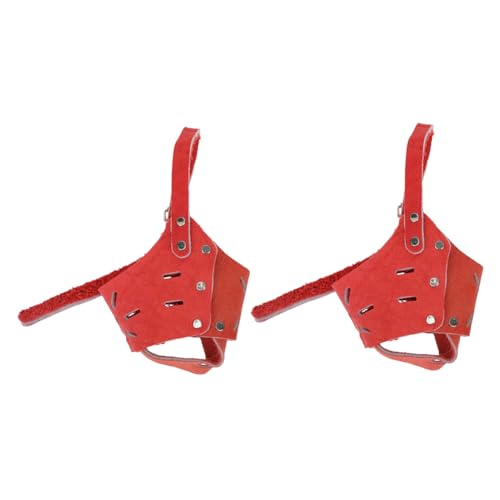 JOINPAYA 2 Stück Teiliges Hundemaulkorb Verstellbarer Nylon maulkorb für Große Hunde Atmungsaktives Sicherheitszubehör gegen Beißen und Bellen rutschfeste Anti Biss Maske für Hunde von JOINPAYA