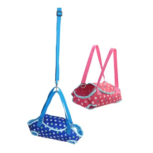JOINPAYA 2 Stück Verstellbare Schulter-tragetaschen für Kleine Hunde und Katzen Atmungsaktiver Leichter und Handfreier Sling mit Ergonomischem Gurt für Spaziergänge Reisen und von JOINPAYA