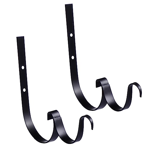 JOINPAYA 2 Stück Wandbehang Blumenständer Haken deckenkorb Hanging Basket Bird feeders vogelhaus Blumentopfhalter dekorativer Haken Futterspender Pflanzenhaken Blumentopfhaken Eisen Black JOINPAYA 2 Stück Wandbehang Blumenständer Haken deckenkorb Hanging Basket Bird feeders vogelhaus Blumentopfhalter dekorativer Haken Futterspender Pflanzenhaken Blumentopfhaken Eisen Black von JOINPAYA