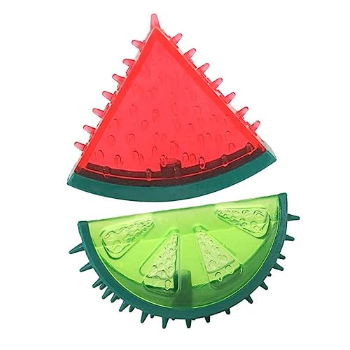 JOINPAYA 2 Stück Wassermelonen Limonen Interaktive Hundespielzeuge Zahnpflege und Training für Welpen Unzerstörbar und Leicht zu Reinigen für Kleine und Mittelgroße Hunde JOINPAYA 2 Stück Wassermelonen Limonen Interaktive Hundespielzeuge Zahnpflege und Training für Welpen Unzerstörbar und Leicht zu Reinigen für Kleine und Mittelgroße Hunde von JOINPAYA