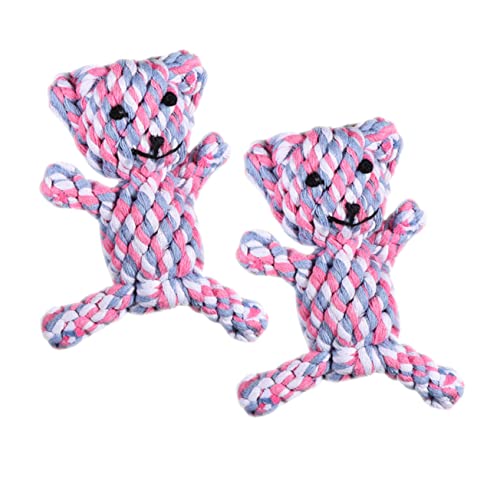 JOINPAYA 2 Stücke Hundebissspielzeug Hund groß weicher Hund Welpe beissen Haustier Interactive Dog Toys interaktives Hundespielzeug zum Necken von Hunden Baumwollseil von JOINPAYA