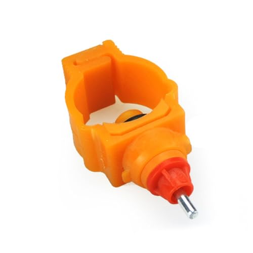 JOINPAYA 20 Stück Automatischer Hühner Wasserspender Wasserdichter Trinker für Geflügel für Hühner und Vögel Einfacher an Eimer und Behälter Orange JOINPAYA 20 Stück Automatischer Hühner Wasserspender Wasserdichter Trinker für Geflügel für Hühner und Vögel Einfacher an Eimer und Behälter Orange von JOINPAYA