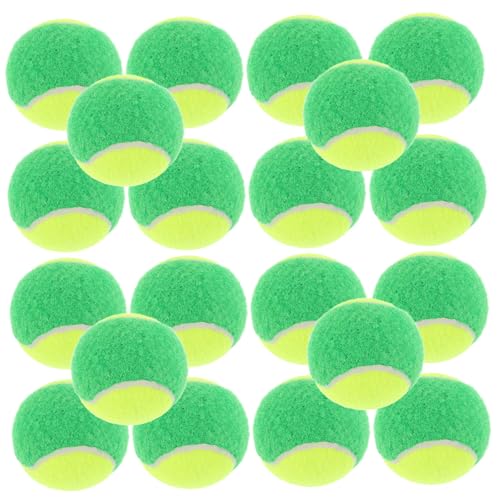 JOINPAYA 20 Stück Tennis Trainings Requisiten Hundespielzeugbälle Apportierbälle Für Große Hunde Hundebälle Für Draußen Interaktive Haustierbälle Tennisbälle Für Große Hunde von JOINPAYA