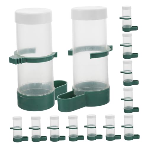 JOINPAYA 20 Stück Vogelfütterer Futterhalter Für Tauben Futterspender Für Nymphensittiche Sittich Futternapf Papageifutter Vogelfutterfuttermittel Automatische Taubenfütterung Plastik von JOINPAYA