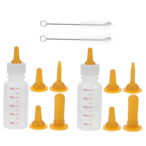 JOINPAYA 2Satz Fütterungsflaschen für Neugeborene Haustier Babyflasche mit Weichem Nippel für Kätzchen Welpen und Kleine und Tragbar für Unterwegs JOINPAYA 2Satz Fütterungsflaschen für Neugeborene Haustier Babyflasche mit Weichem Nippel für Kätzchen Welpen und Kleine und Tragbar für Unterwegs von JOINPAYA