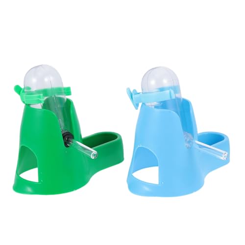 JOINPAYA 2Stücke Hamster Wasserflasche Automatische Trinkflasche Hellgrün für Kleine Haustiere Tropffrei Pet Zubehör für Meerschweinchen Ratten Zwergrennmäuse von JOINPAYA
