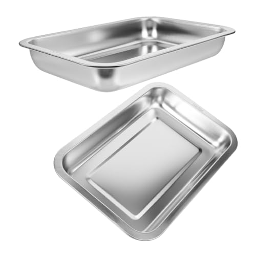 JOINPAYA 2Stücke Katzentoilette für Kleintiere Offene Metall Katzentoilette für Katzen und Kätzchen Reinigen für Innenbereiche und Reisen JOINPAYA 2Stücke Katzentoilette für Kleintiere Offene Metall Katzentoilette für Katzen und Kätzchen Reinigen für Innenbereiche und Reisen von JOINPAYA