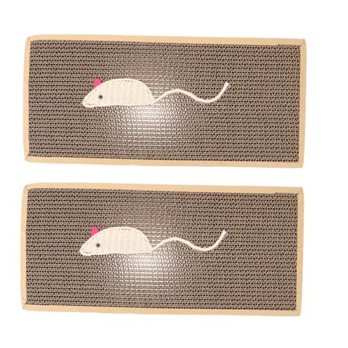 JOINPAYA 2Stücke Kratzbrett für Katzen aus Wellpapier Katzenkrallen Schleifbrett Multifunktionales Katzenbett Langlebig und Sicher Krallenschleifen und Schützt Möbel JOINPAYA 2Stücke Kratzbrett für Katzen aus Wellpapier Katzenkrallen Schleifbrett Multifunktionales Katzenbett Langlebig und Sicher Krallenschleifen und Schützt Möbel von JOINPAYA