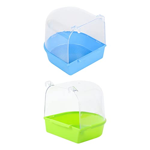 JOINPAYA 2Stücke Papagei Badewanne Hängende Vogelbadewanne aus Hochwertigem Transparentes Design für Wellensittiche und Nymphensittiche Zubehör für Vogelkäfige Pflege JOINPAYA 2Stücke Papagei Badewanne Hängende Vogelbadewanne aus Hochwertigem Transparentes Design für Wellensittiche und Nymphensittiche Zubehör für Vogelkäfige Pflege von JOINPAYA
