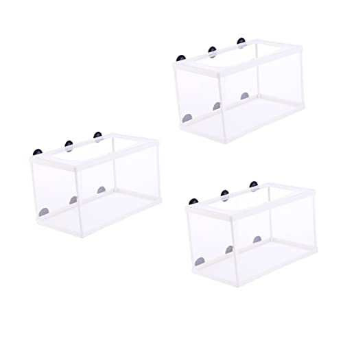 JOINPAYA 3 Stück Großes Fischzucht Netz für Aquarien Isolationsbox mit Saugnäpfen Effizienter Inkubator für Babyfische und Langlebige Verarbeitung Für Optimale Wasserzirkulation und JOINPAYA 3 Stück Großes Fischzucht Netz für Aquarien Isolationsbox mit Saugnäpfen Effizienter Inkubator für Babyfische und Langlebige Verarbeitung Für Optimale Wasserzirkulation und von JOINPAYA
