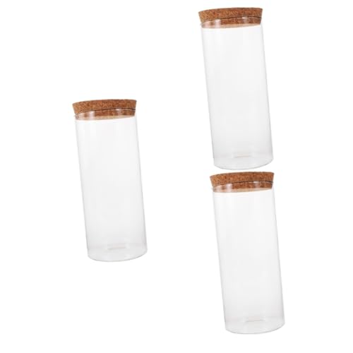 JOINPAYA 3 Stück Hydroponische Terrarien Glasvase Transparente Pflanzflasche mit Korkverschluss für Mooslandschaften Höhe zur Tischdekoration im Wohn und Arbeitsbereich JOINPAYA 3 Stück Hydroponische Terrarien Glasvase Transparente Pflanzflasche mit Korkverschluss für Mooslandschaften Höhe zur Tischdekoration im Wohn und Arbeitsbereich von JOINPAYA