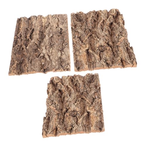 JOINPAYA 3 Stück Simulierte Dekoration Kork Hintergrund für Terrarium und Aquarium für Gecko und Bartagame Tank von JOINPAYA