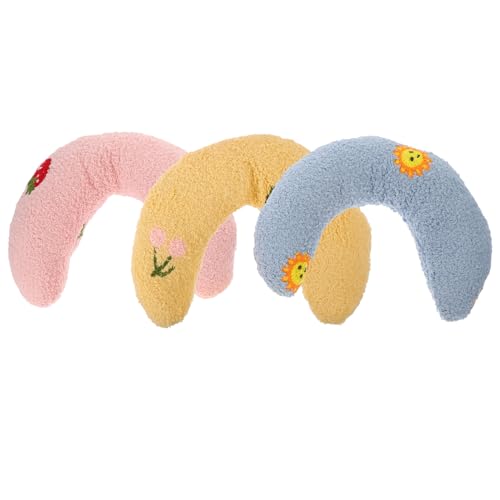 JOINPAYA 3Stücke Förmiges Hundekissen Für Angenehmes Schlafen Teiliges Und Perfektes Nackenkissen Für Katzen Zur Beruhigung Und Unterstützung von JOINPAYA