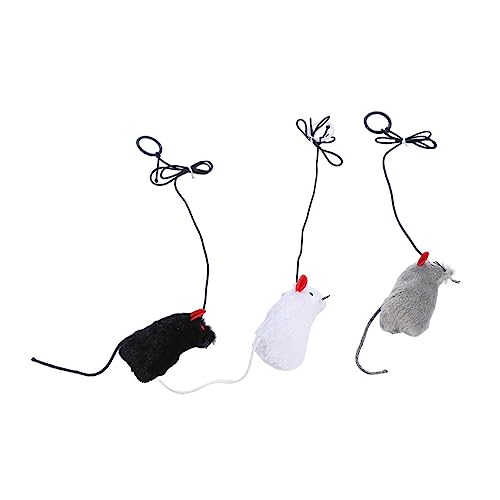 JOINPAYA 3Stücke Interaktive Katzenspielzeuge Mäuse mit Pull Ring Necken für Katzen Fördert Aktivität und Stress JOINPAYA 3Stücke Interaktive Katzenspielzeuge Mäuse mit Pull Ring Necken für Katzen Fördert Aktivität und Stress von JOINPAYA