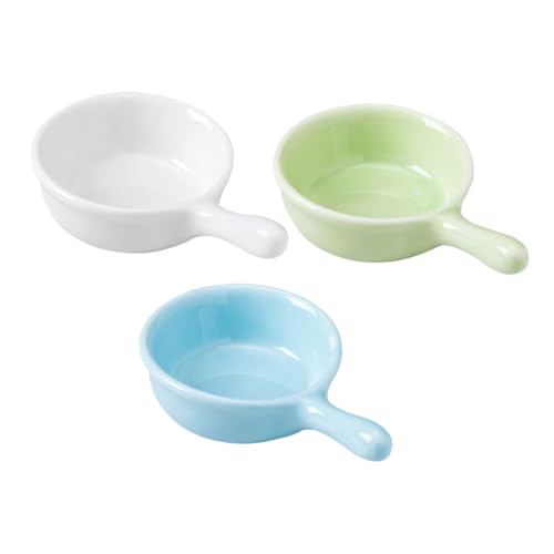 JOINPAYA 3Stücke Keramische Futter und Wasserschalen für Kleine Haustiere für Hamster und Meerschweinchen zu Reinigende Futternäpfe Zufälligen von JOINPAYA