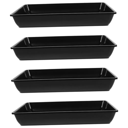 JOINPAYA 4 Stück Basis für Blumentöpfe Gartenschalen ohne Löcher Topfschalen Rechteck Blumentopf Tropfen rechteckig Liner Pflanzenschalen Topfschalen für Pflanzen pp Black JOINPAYA 4 Stück Basis für Blumentöpfe Gartenschalen ohne Löcher Topfschalen Rechteck Blumentopf Tropfen rechteckig Liner Pflanzenschalen Topfschalen für Pflanzen pp Black von JOINPAYA