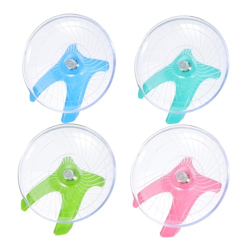 JOINPAYA 4 Stück Hamster Laufrad Hamster Lautlos Rad Haustierräder Mäuse Spinnrad Haustier Trainingsrad JOINPAYA 4 Stück Hamster Laufrad Hamster Lautlos Rad Haustierräder Mäuse Spinnrad Haustier Trainingsrad von JOINPAYA