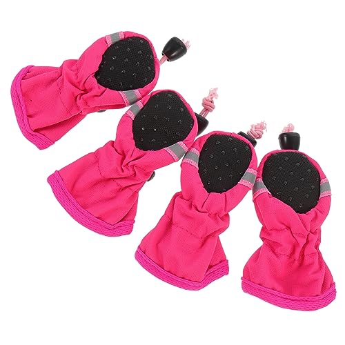 JOINPAYA 4 Stück Hundeschuhe Teiliges wasserdichte und rutschfeste Pfotenabdeckungen für Hunde Atmungsaktiv und Komfortabel für Outdoor Aktivitäten bei Jedem JOINPAYA 4 Stück Hundeschuhe Teiliges wasserdichte und rutschfeste Pfotenabdeckungen für Hunde Atmungsaktiv und Komfortabel für Outdoor Aktivitäten bei Jedem von JOINPAYA
