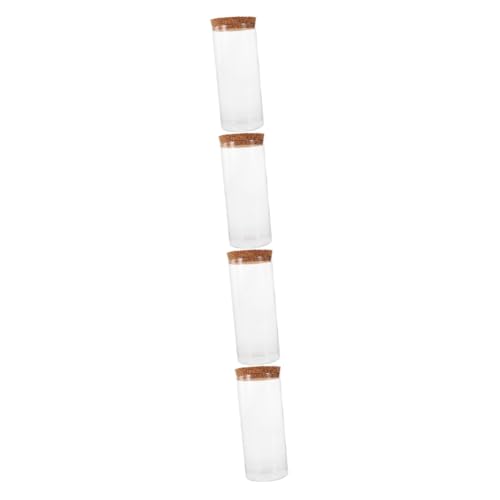 JOINPAYA 4 Stück Hydroponisches Terrarium Glasbehälter mit Transparente Landschaftsflasche für DIY Landschaft für Wohnräume und Dekoration von JOINPAYA
