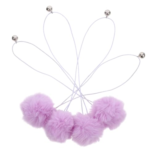 JOINPAYA 4 Stück Katzenkratzbaum Ersatzball Katzenbälle Mit Glöckchen Interaktives Ball Katzenspielzeug Katzenkratzbaum Ball Glöckchen Katzenspielzeug Mit Bällen Sisal Katzenbälle Plüsch von JOINPAYA