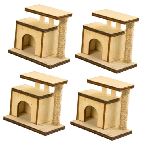 JOINPAYA 4 Stück Katzenkratzbaum für Stilvolle Wohnraumgestaltung Robuster und Mini House Dekoartikel für Kleine Räume und Szenen JOINPAYA 4 Stück Katzenkratzbaum für Stilvolle Wohnraumgestaltung Robuster und Mini House Dekoartikel für Kleine Räume und Szenen von JOINPAYA