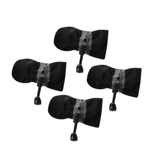 JOINPAYA 4 Stück Regenstiefel Für Haustiere Wasserdicht Für Hunde Und Welpen Regenstiefel Für Welpen Haustierstiefel Regenstiefel Für Haustiere Schwarz JOINPAYA 4 Stück Regenstiefel Für Haustiere Wasserdicht Für Hunde Und Welpen Regenstiefel Für Welpen Haustierstiefel Regenstiefel Für Haustiere Schwarz von JOINPAYA