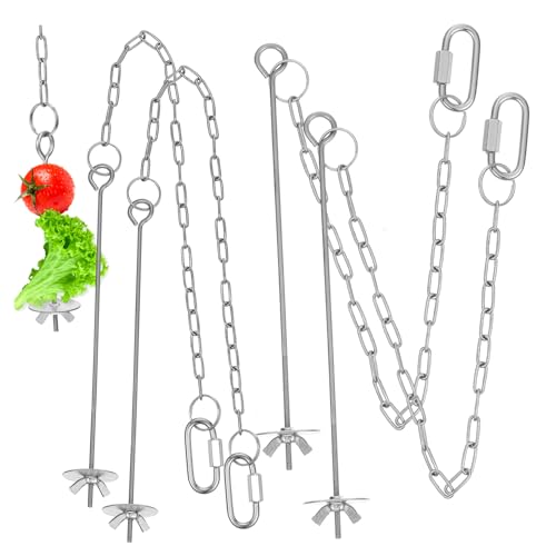 JOINPAYA 4 Stück Teiliges Hühner Futterspielzeug Gemüse Obst Spieß mit Kette zum Aufhängen Beschäftigungsspielzeug für Küken und Hühner Fördert Natürliches Scharren und Stressabbau JOINPAYA 4 Stück Teiliges Hühner Futterspielzeug Gemüse Obst Spieß mit Kette zum Aufhängen Beschäftigungsspielzeug für Küken und Hühner Fördert Natürliches Scharren und Stressabbau von JOINPAYA