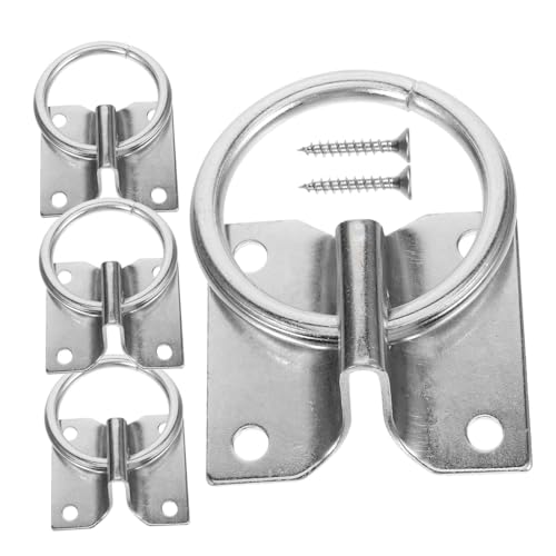 JOINPAYA 4 Stück Teiliges Pferde Anbindering Sicherer Tie Ring für Pferdetraining und Stallbedarf und Langlebig Einfache Montage Design für Komfortable Nutzung JOINPAYA 4 Stück Teiliges Pferde Anbindering Sicherer Tie Ring für Pferdetraining und Stallbedarf und Langlebig Einfache Montage Design für Komfortable Nutzung von JOINPAYA