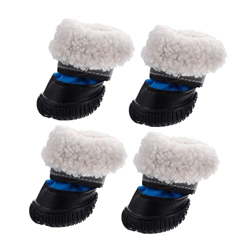 JOINPAYA 4 Stücke Hundestiefel Hundeschuhe Griffe groß Hund für Pfoten Welpenstiefel Paws pfotenschutz Dog Shoes Hundepfotenschutz Welpenschuhe Stiefel für Hunde Pfotenschützer Blue JOINPAYA 4 Stücke Hundestiefel Hundeschuhe Griffe groß Hund für Pfoten Welpenstiefel Paws pfotenschutz Dog Shoes Hundepfotenschutz Welpenschuhe Stiefel für Hunde Pfotenschützer Blue von JOINPAYA