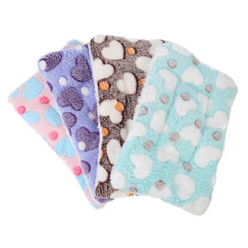 JOINPAYA 4Stücke Haustier Schlafmatte Warmhaltende Käfigpads für Kleine Wie Hamster und Meerschweinchen und Waschbar und Pflegeleicht JOINPAYA 4Stücke Haustier Schlafmatte Warmhaltende Käfigpads für Kleine Wie Hamster und Meerschweinchen und Waschbar und Pflegeleicht von JOINPAYA