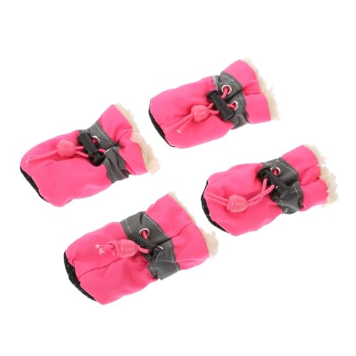 JOINPAYA 4Stücke Haustier Winterstiefel rutschfeste Hundeschuhe Für Indoor Und Outdoor Warm Und Verstellbares Design Für Optimalen Pfotenschutz Für Kleine JOINPAYA 4Stücke Haustier Winterstiefel rutschfeste Hundeschuhe Für Indoor Und Outdoor Warm Und Verstellbares Design Für Optimalen Pfotenschutz Für Kleine von JOINPAYA
