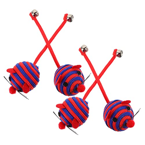 JOINPAYA 4Stücke Katzenspielzeug mit Katzenminze Interaktive Mausspielzeuge für Kätzchen für Spielerisches Training und Zahnpflege Perfektes für Katzenliebhaber JOINPAYA 4Stücke Katzenspielzeug mit Katzenminze Interaktive Mausspielzeuge für Kätzchen für Spielerisches Training und Zahnpflege Perfektes für Katzenliebhaber von JOINPAYA
