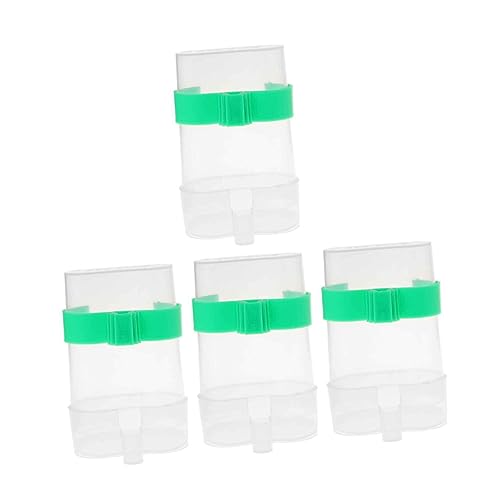 JOINPAYA 4Stücke Teiliges Papagei Wasserspender Für Vogelkäfige Langlebiger Kunststoff Zu Installieren Für Wellensittiche Und Andere von JOINPAYA