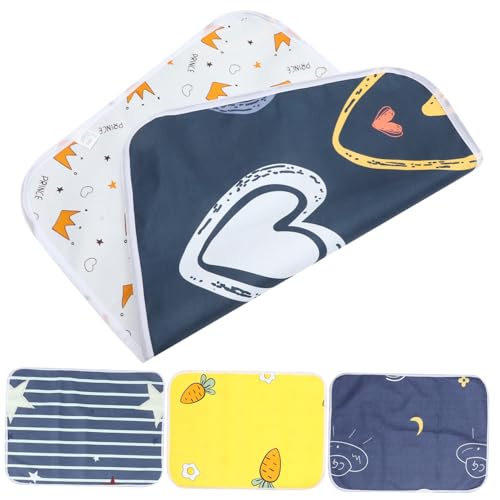 JOINPAYA 4Stücke Wiederverwendbare Pee Pads für Kleine wasserdichte Käfigeinlage für Meerschweinchen Ratten und Hamster Waschbare Unterlage mit Fröhlichen Designs JOINPAYA 4Stücke Wiederverwendbare Pee Pads für Kleine wasserdichte Käfigeinlage für Meerschweinchen Ratten und Hamster Waschbare Unterlage mit Fröhlichen Designs von JOINPAYA