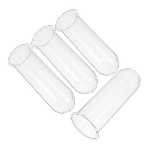 JOINPAYA 4stücke Glasröhrchen Für Pflanzen Anzuchtröhrchen Für Kleine Terrarienpflanzen Transparentes Glasröhrchen Mit Sichtbaren Wurzeln Praktisches Pflanzgefäß Für Tisch Und von JOINPAYA