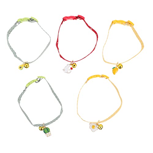 JOINPAYA 5 Stück Teiliges Haustierhalsband Candy Farben mit Verstellbarem Sicherheitsverschluss Metallglocke und Modischem Design Geeignet für Katzen und Hunde Auffällige Leuchtfarben für JOINPAYA 5 Stück Teiliges Haustierhalsband Candy Farben mit Verstellbarem Sicherheitsverschluss Metallglocke und Modischem Design Geeignet für Katzen und Hunde Auffällige Leuchtfarben für von JOINPAYA