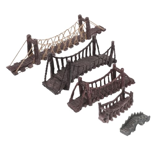 JOINPAYA 5 Stück Teiliges Miniatur-fischteich Wetterfestem Resin mit Japanischer Gartenbrücke Vielseitig für Aquarium- Terrarien Miniaturgarten-Dekoration Lebendige Unterwasserlandschaft JOINPAYA 5 Stück Teiliges Miniatur-fischteich Wetterfestem Resin mit Japanischer Gartenbrücke Vielseitig für Aquarium- Terrarien Miniaturgarten-Dekoration Lebendige Unterwasserlandschaft von JOINPAYA